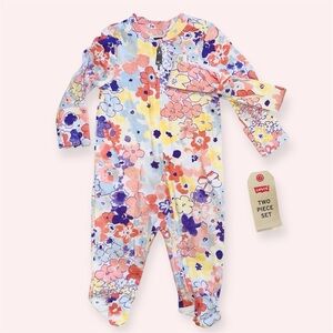 New Levi’s Baby Footie Set